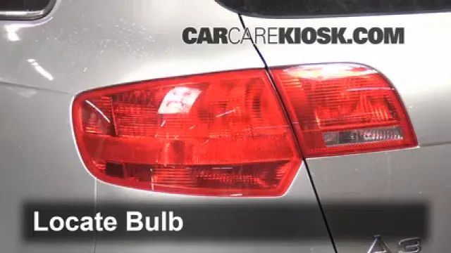 2007 Audi A3 2.0L 4 Cyl. Turbo Luces Luz de reversa (reemplazar foco)